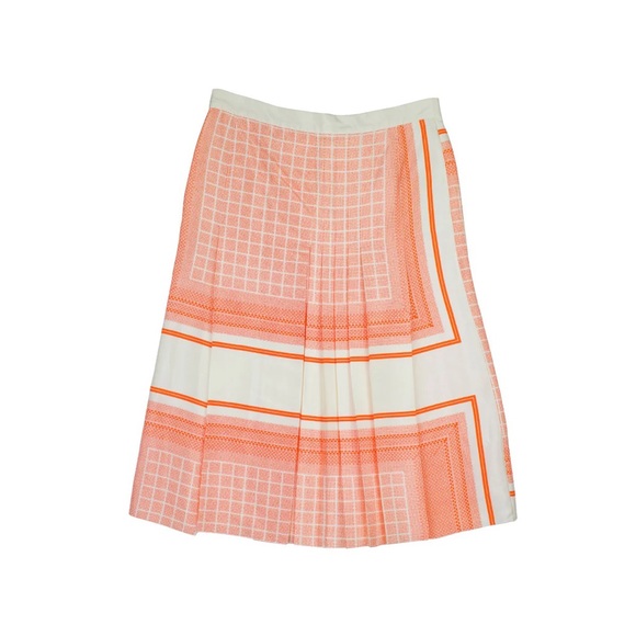 Celine Silk Aztec Long Skirt - Picture 2 of 5